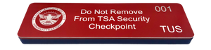 Secondary TSA Indicator Tag