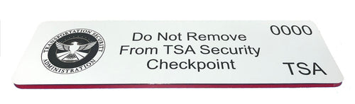 Selectee TSA Indicator Tag
